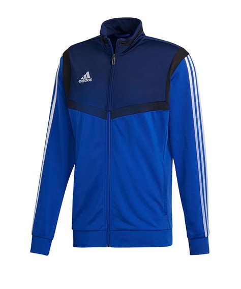 adidas jacke blau weiß am armen|blaue Jacken für Herren .